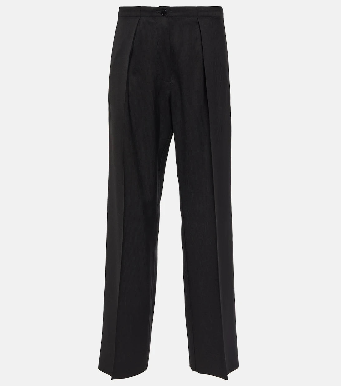 Acne Studios - بنطال بخصر مرتفع واسع الساقين