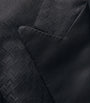 Brioni Black Silk Jacquard Virgilio Tuxedo Jacket
