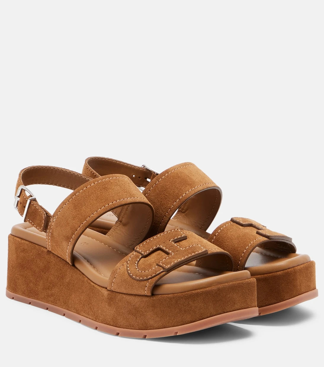 Hogan - H703 suede platform sandals