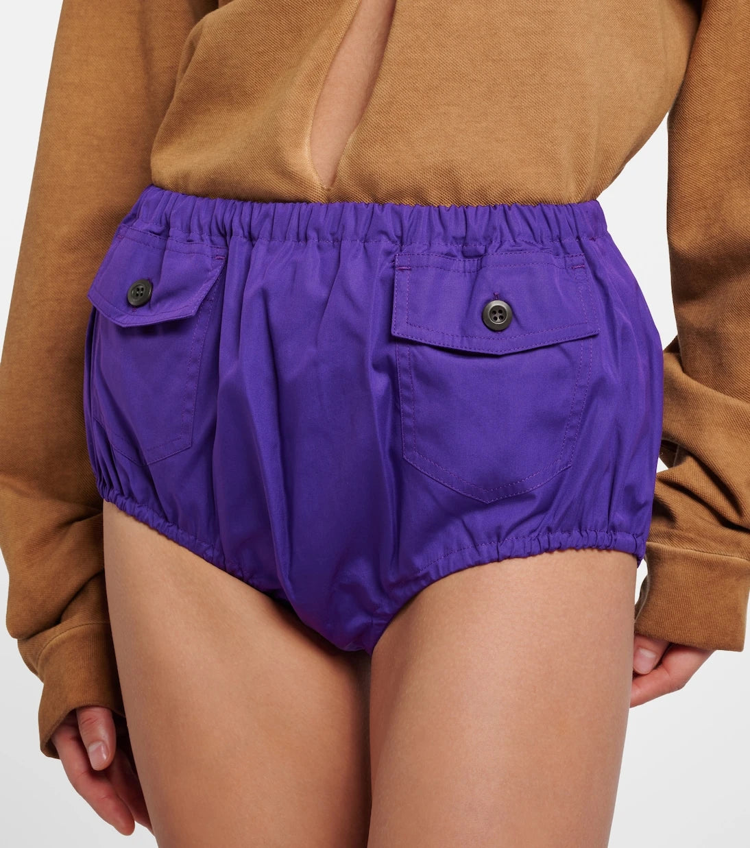 Prada - Cotton poplin shorts