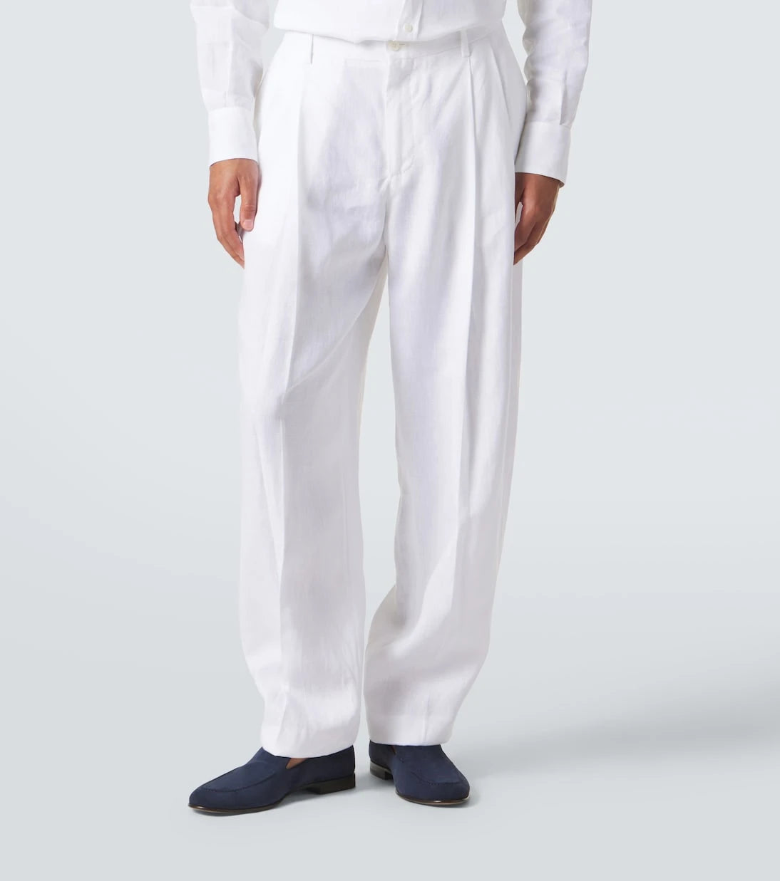 Dolce&Gabbana - Linen tapered pants