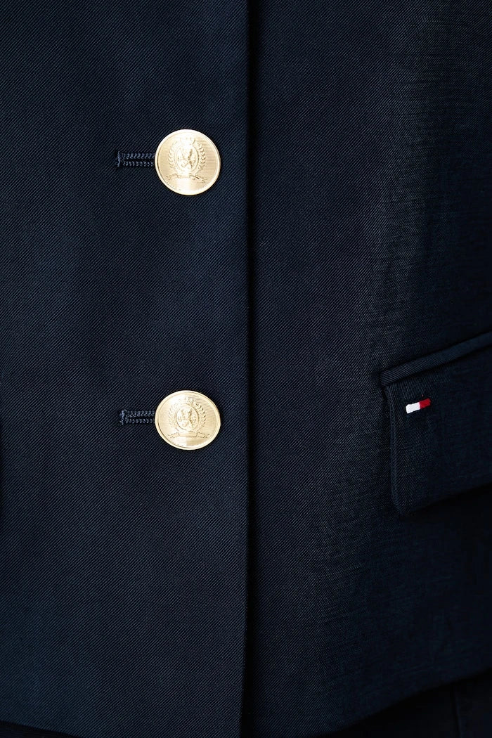 Tommy Jeans Kadın Tek Düğmeli Ceket Viskozlu