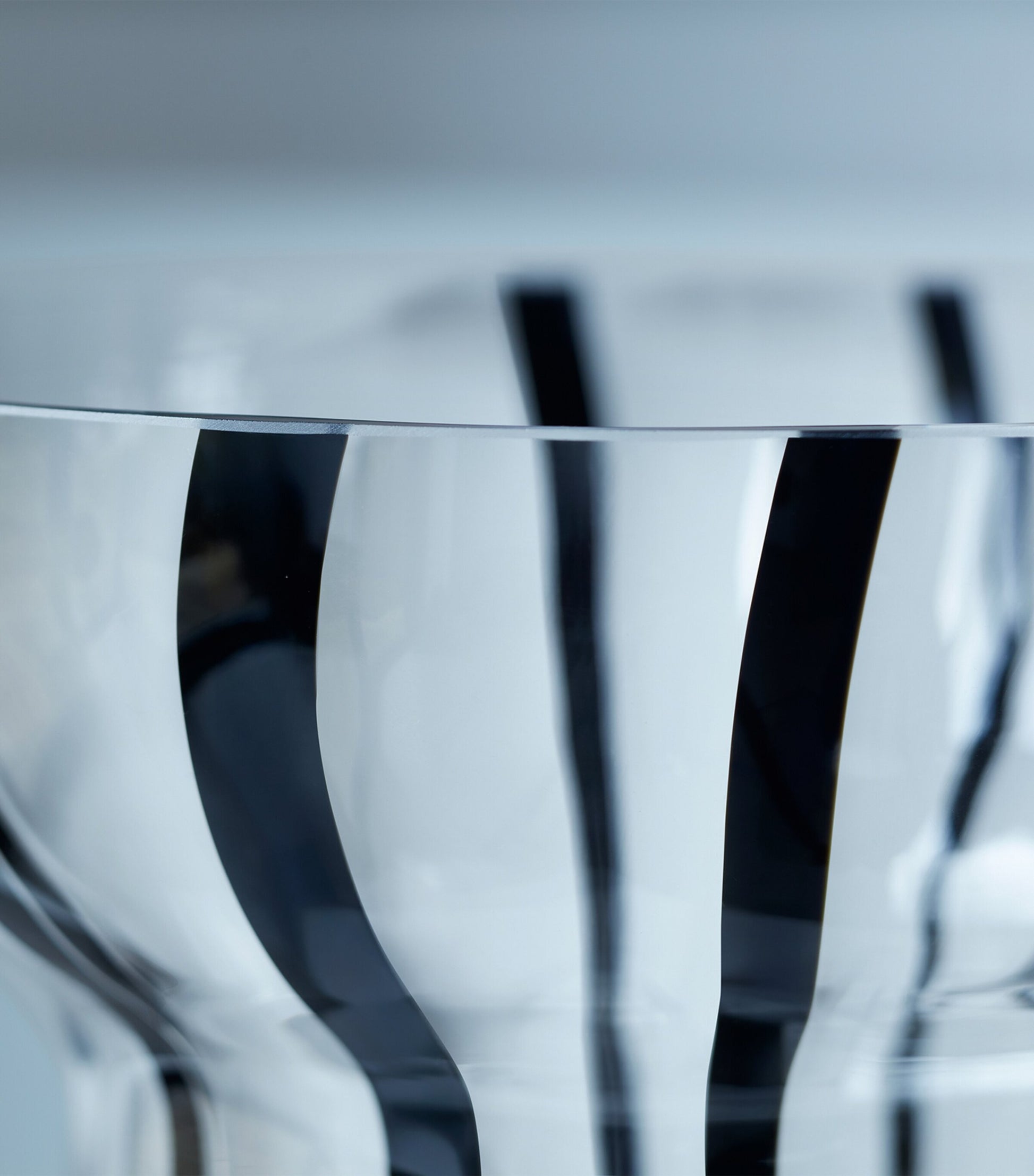 Glass Stripe Vase (42cm)