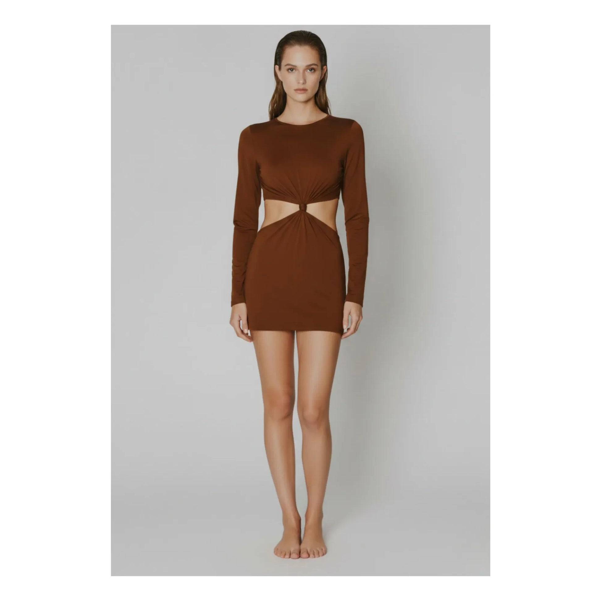 Vanessa Sposi - The Loop Cut Out Dress | Chocolate