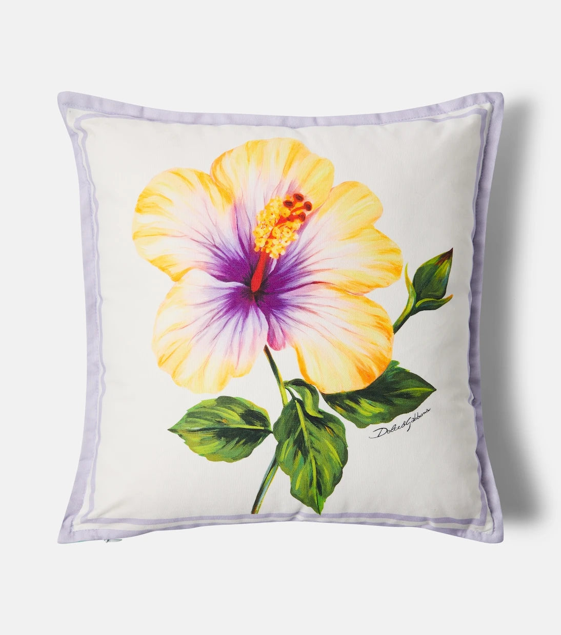 Dolce&Gabbana Casa - Floral silk twill cushion