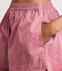 Faithfull the Brand Pink Cotton Lonia Shorts
