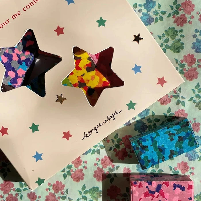Konges Sløjd Çocuklar için Pasteller CONFETTI CRAYONS