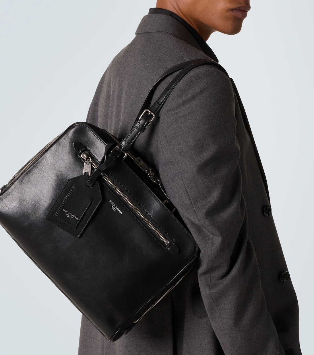 Dolce&Gabbana - Ellis leather briefcase