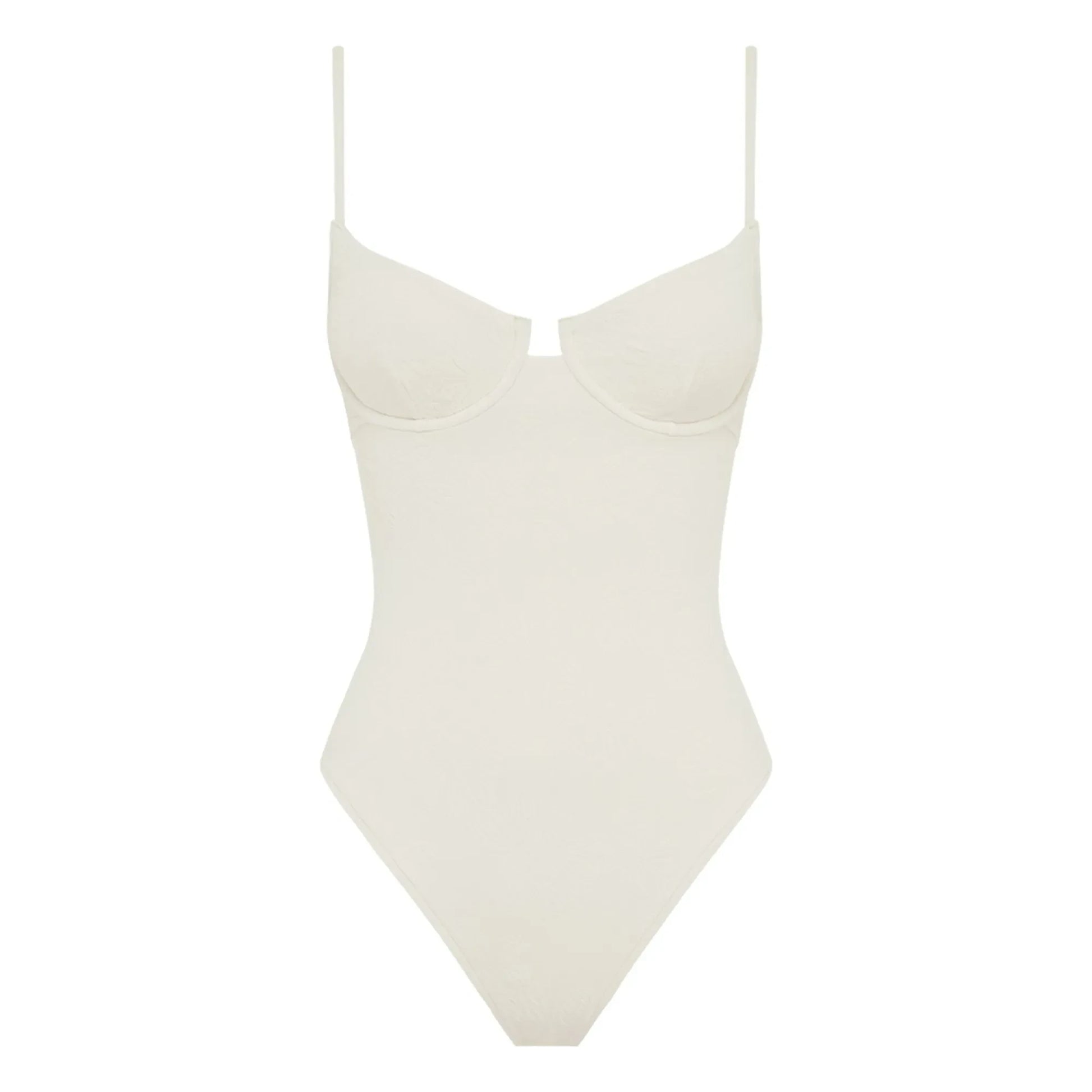 Peony - Quintessential Recycled Fiber 1-Piece Jersey | White