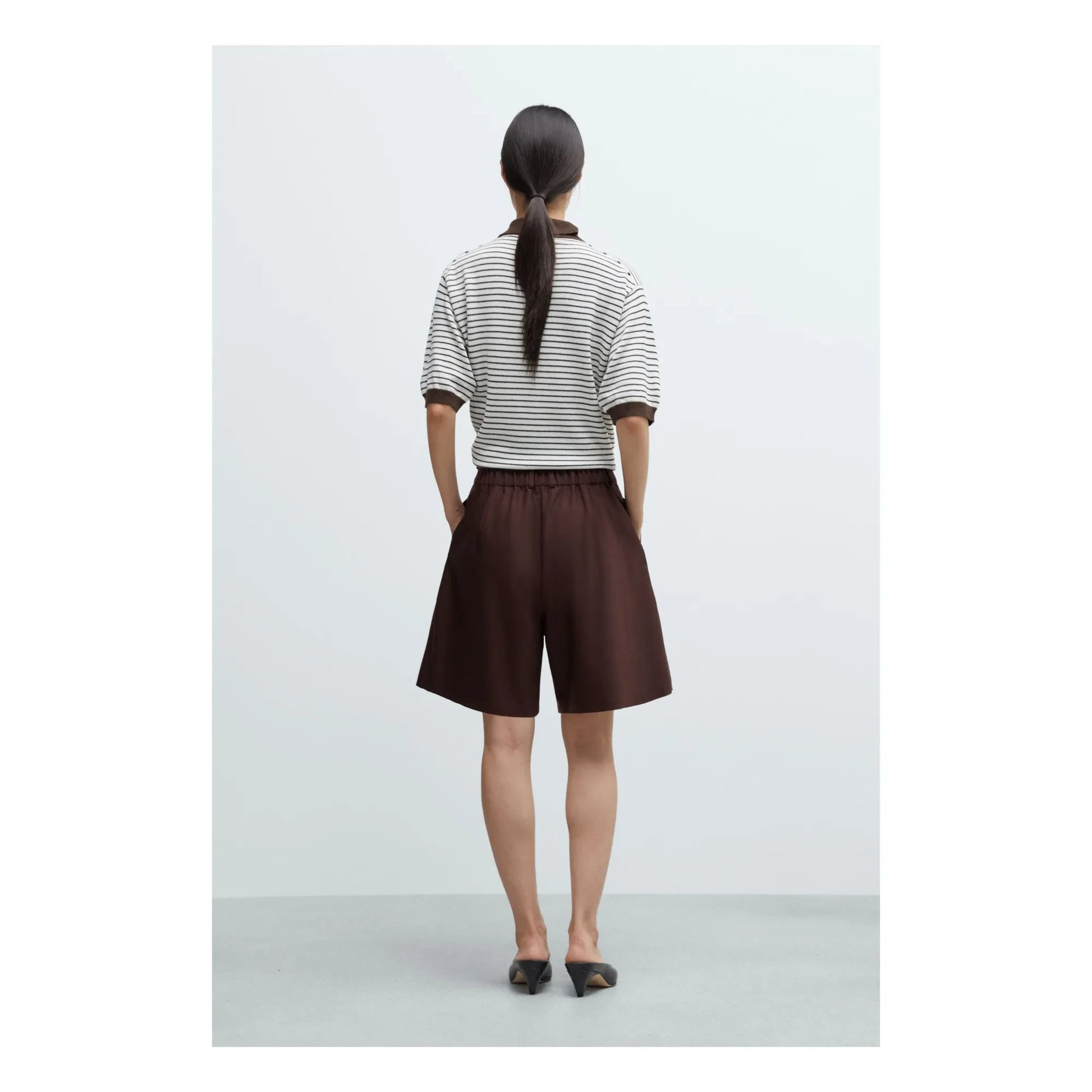 Cordera - Bermuda Tailored Wool | Burgundy