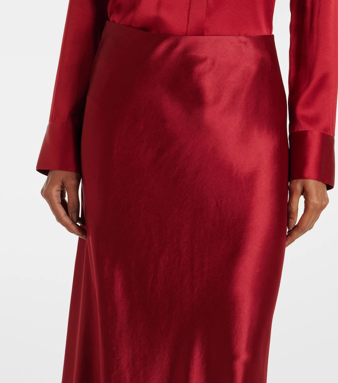 Vince - Satin maxi skirt