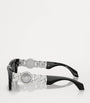 Versace Black Acetate Sunglasses