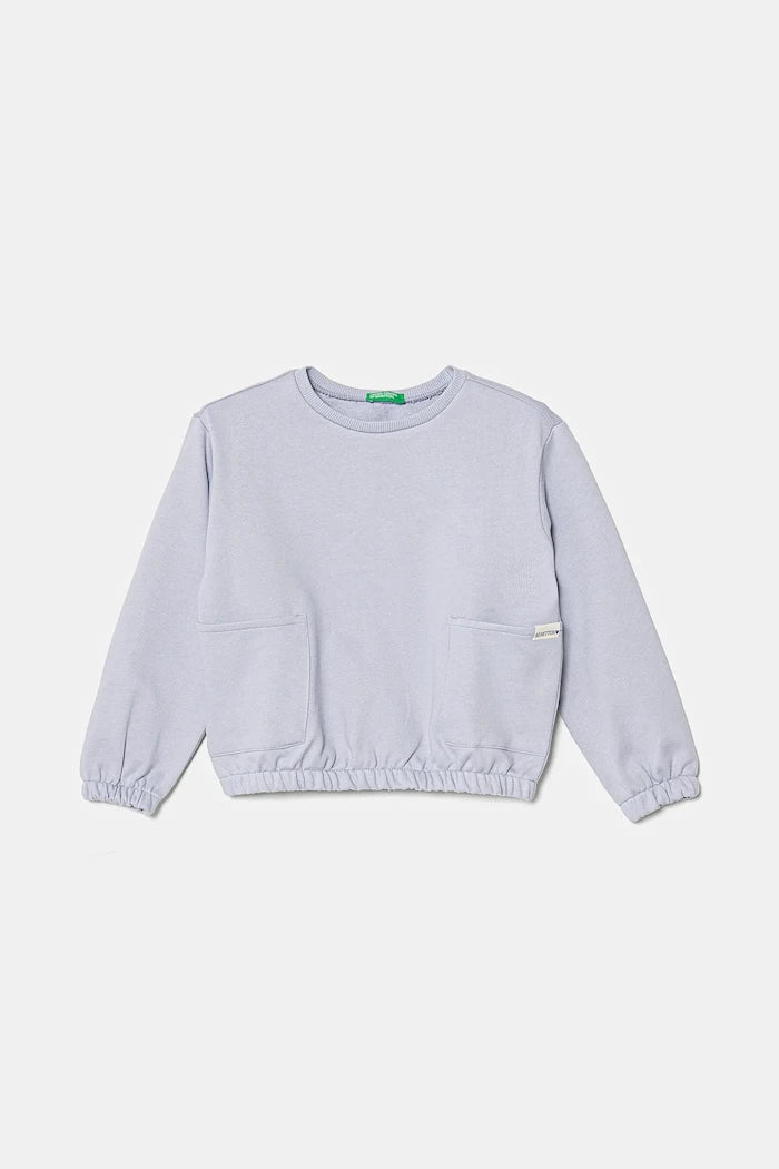 United Colors of Benetton Çocuk Pamuklu Sweatshirt
