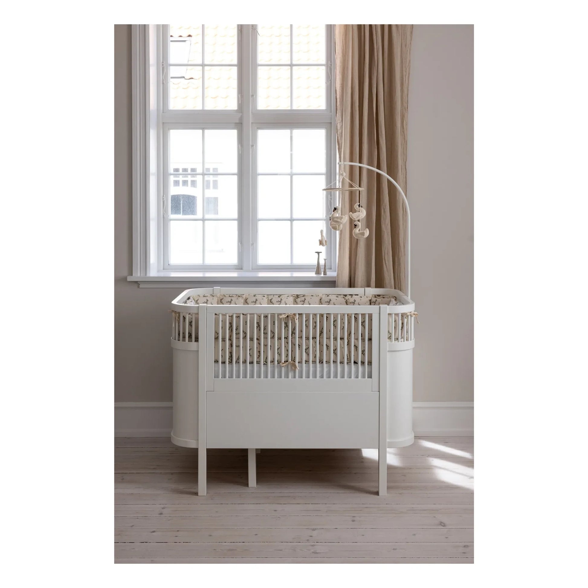 Sebra - Blossom bed bumper | Ecru