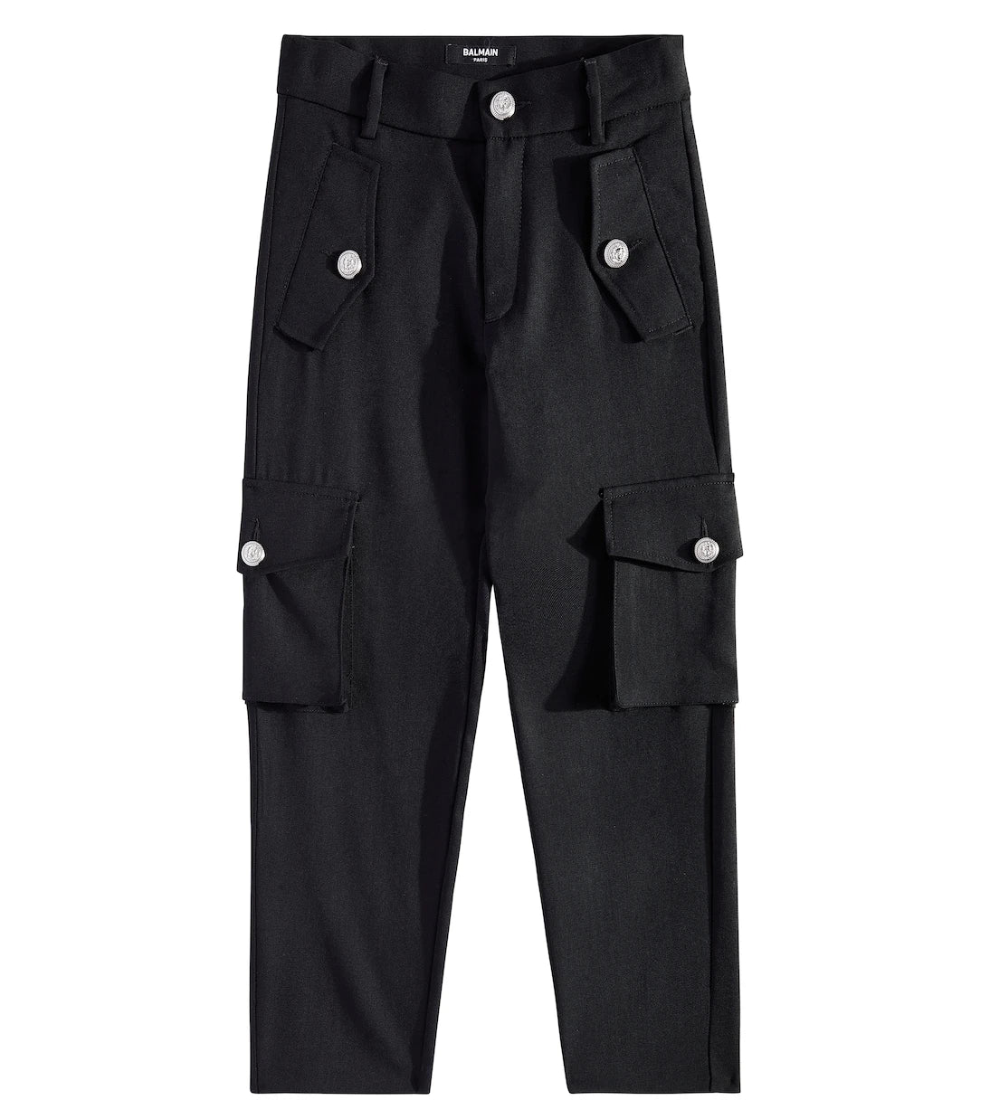 Balmain Kids - Yün kargo pantolon