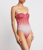 Missoni Red Ombré Zigzag Underwired Swimsuit