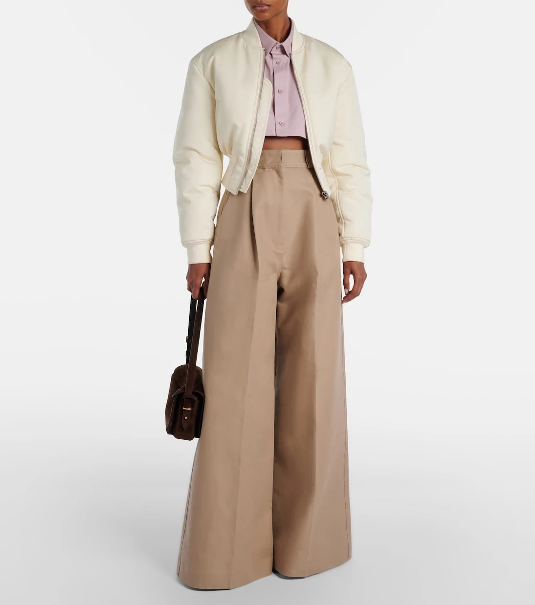 Balenciaga - Cropped bomber jacket