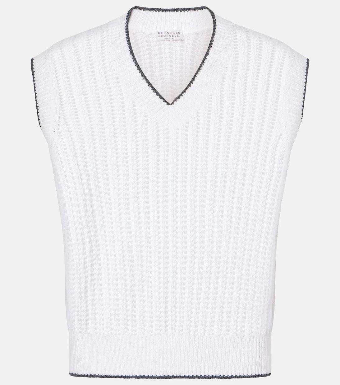 Brunello Cucinelli - Cotton sweater vest