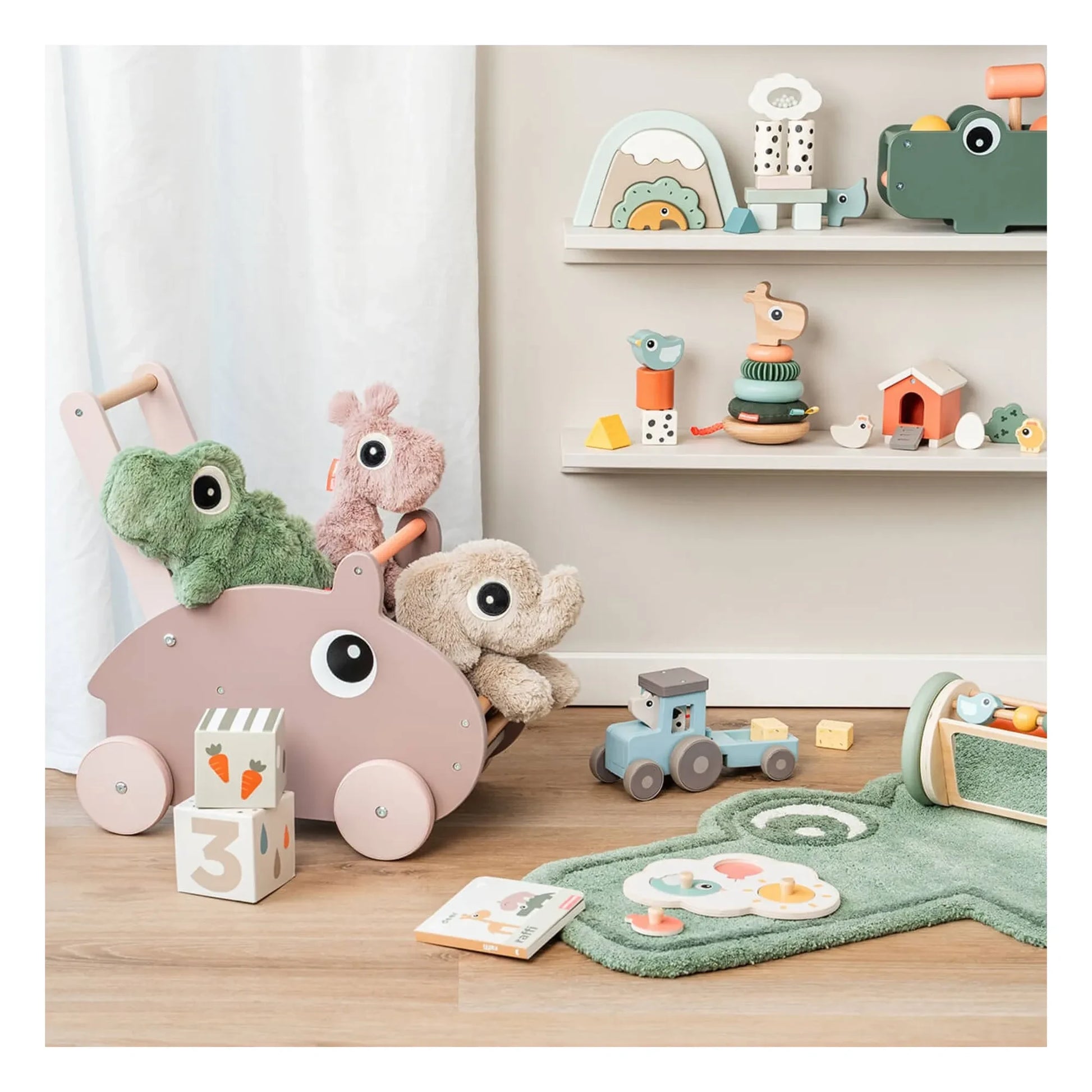 Done by deer - Bestie Croco plush | Green
