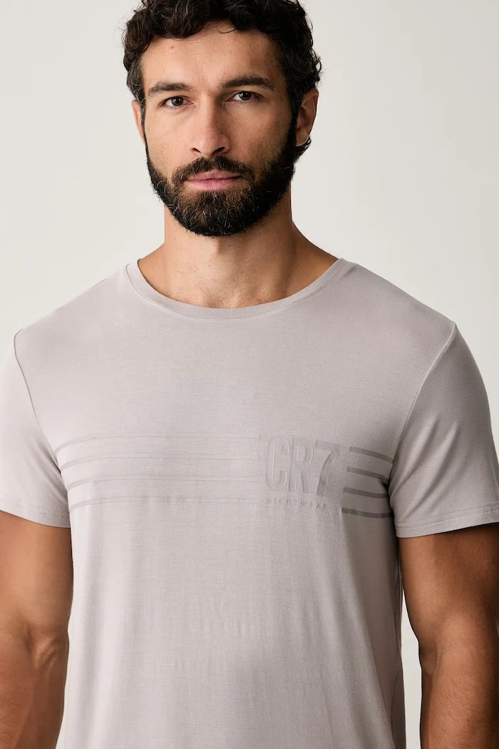 CR7 Cristiano Ronaldo iki parçalı erkek modal pijama x MODAL CONCEPT