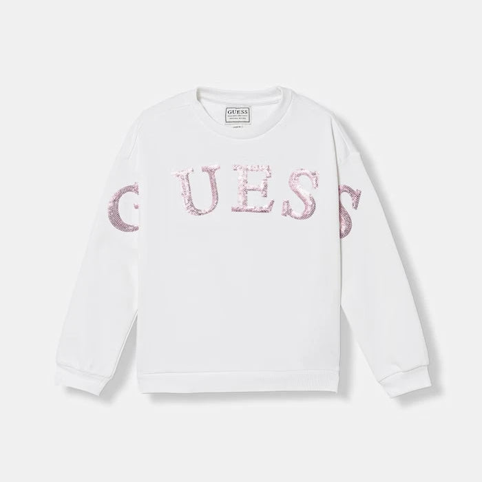Guess детски памучен суичър