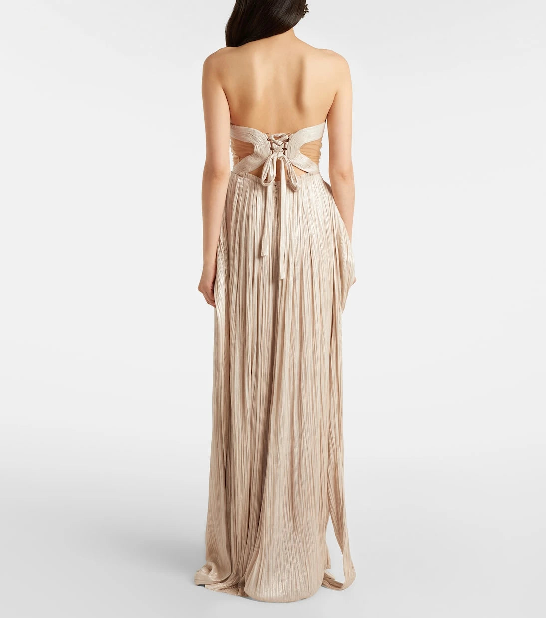 Maria Lucia Hohan - Kamina cutout silk tulle bustier gown
