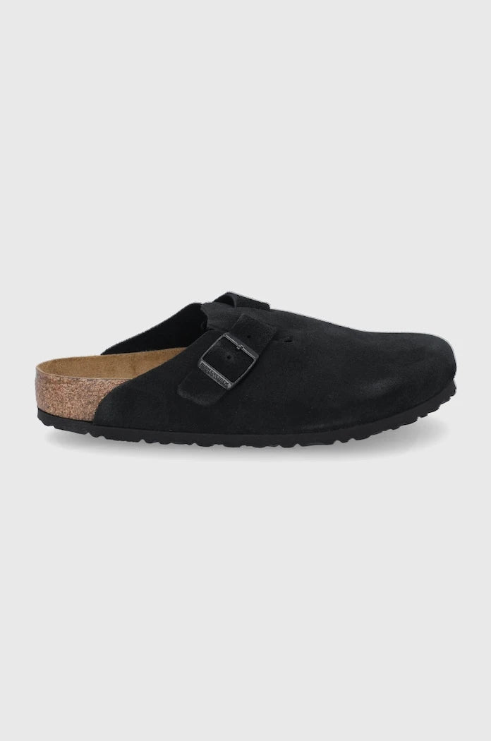 Велурени чехли Birkenstock Boston