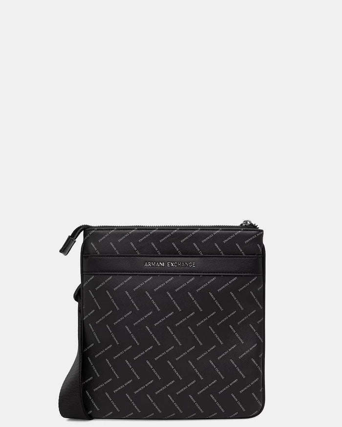 Armani Exchange Erkek Suni Deri Omuz Çantası