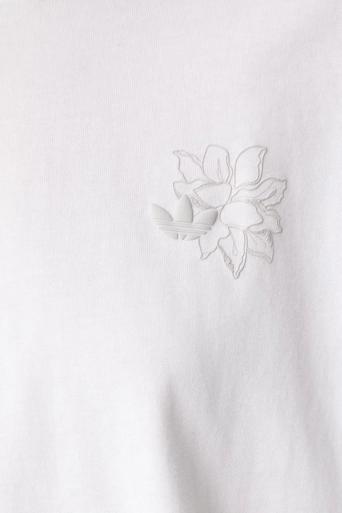 adidas Originals kadın pamuklu oversize tişört Floral
