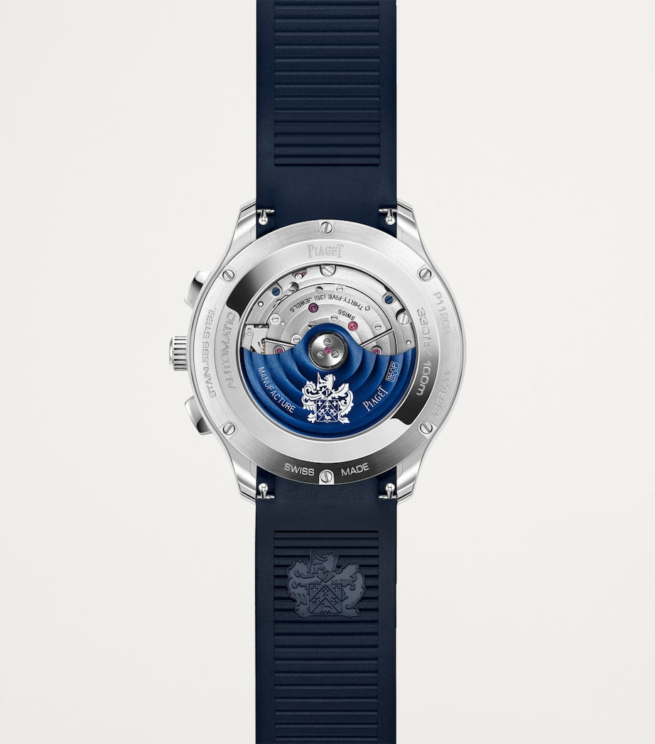 Stainless Steel Polo Chronograph Watch 42mm