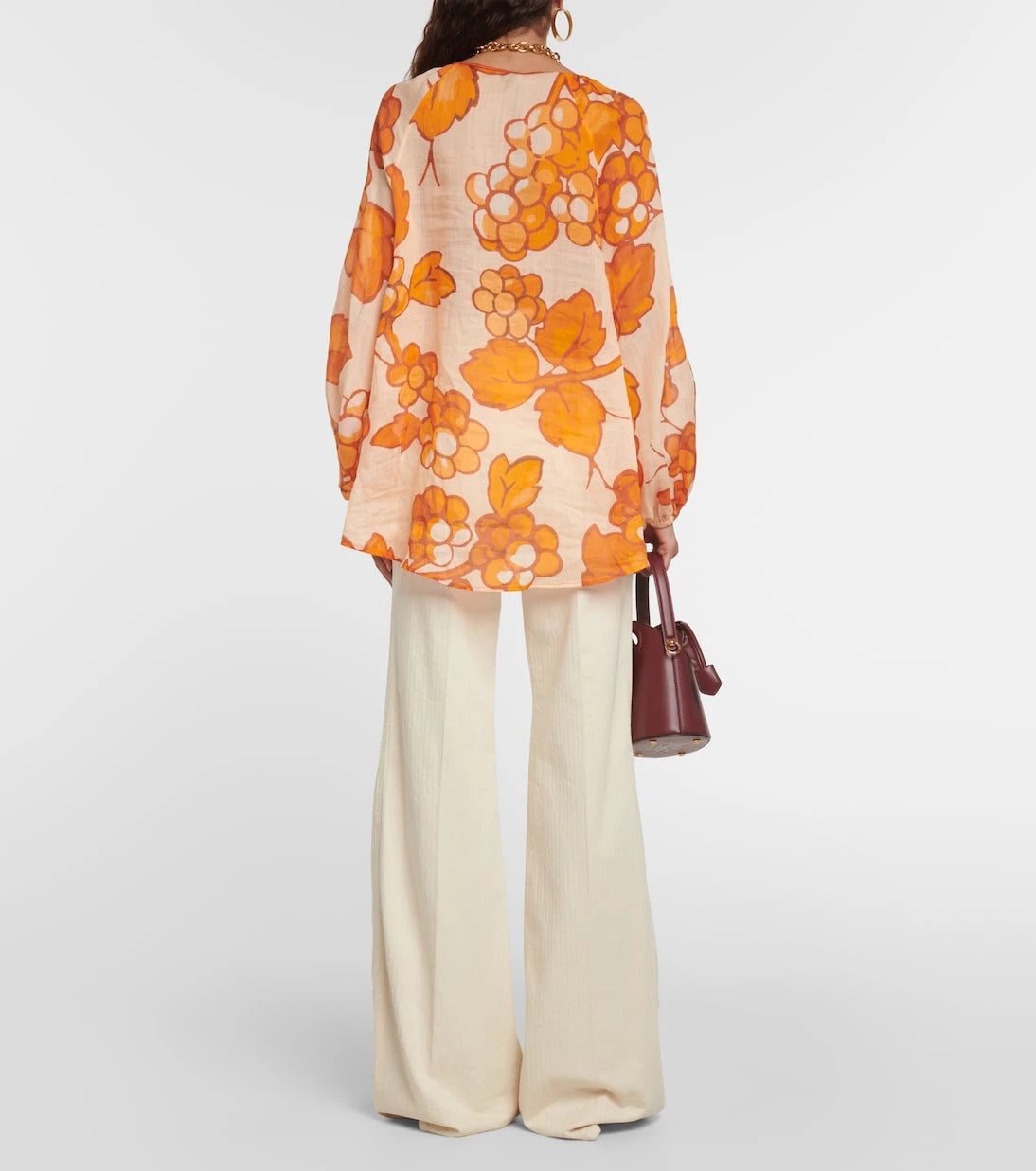 Etro - Printed ramie tunic