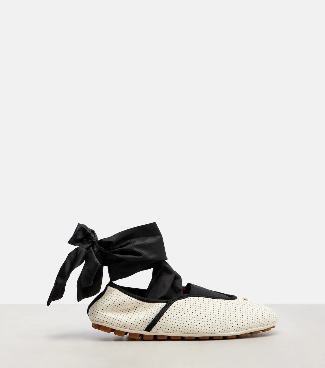 Valentino Garavani - Rythmika perforated leather ballet flats