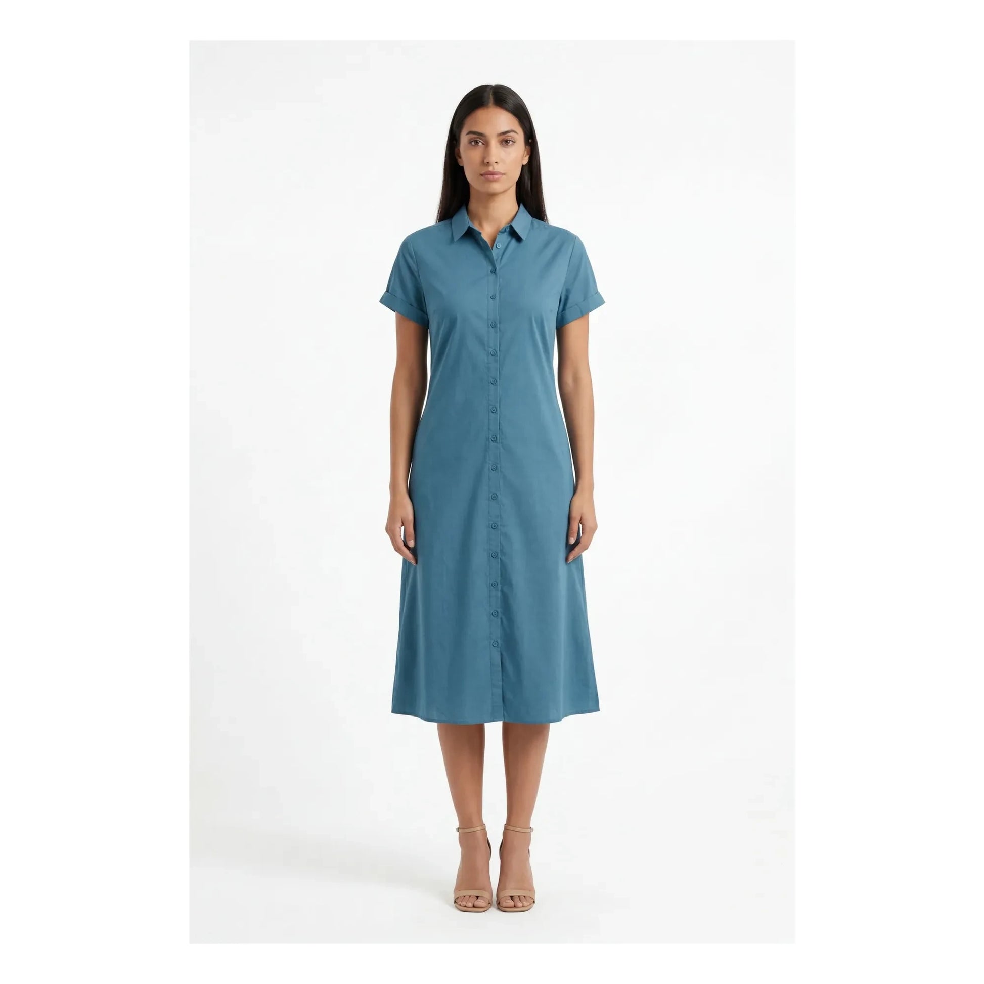 Hod - Tampa Cotton Dress | Indigo