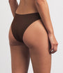 AWAY THAT DAY Brown Samoa Bikini Bottoms