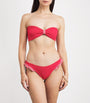 Gingham-Trim Jean Bikini RED/RED GINGHAM