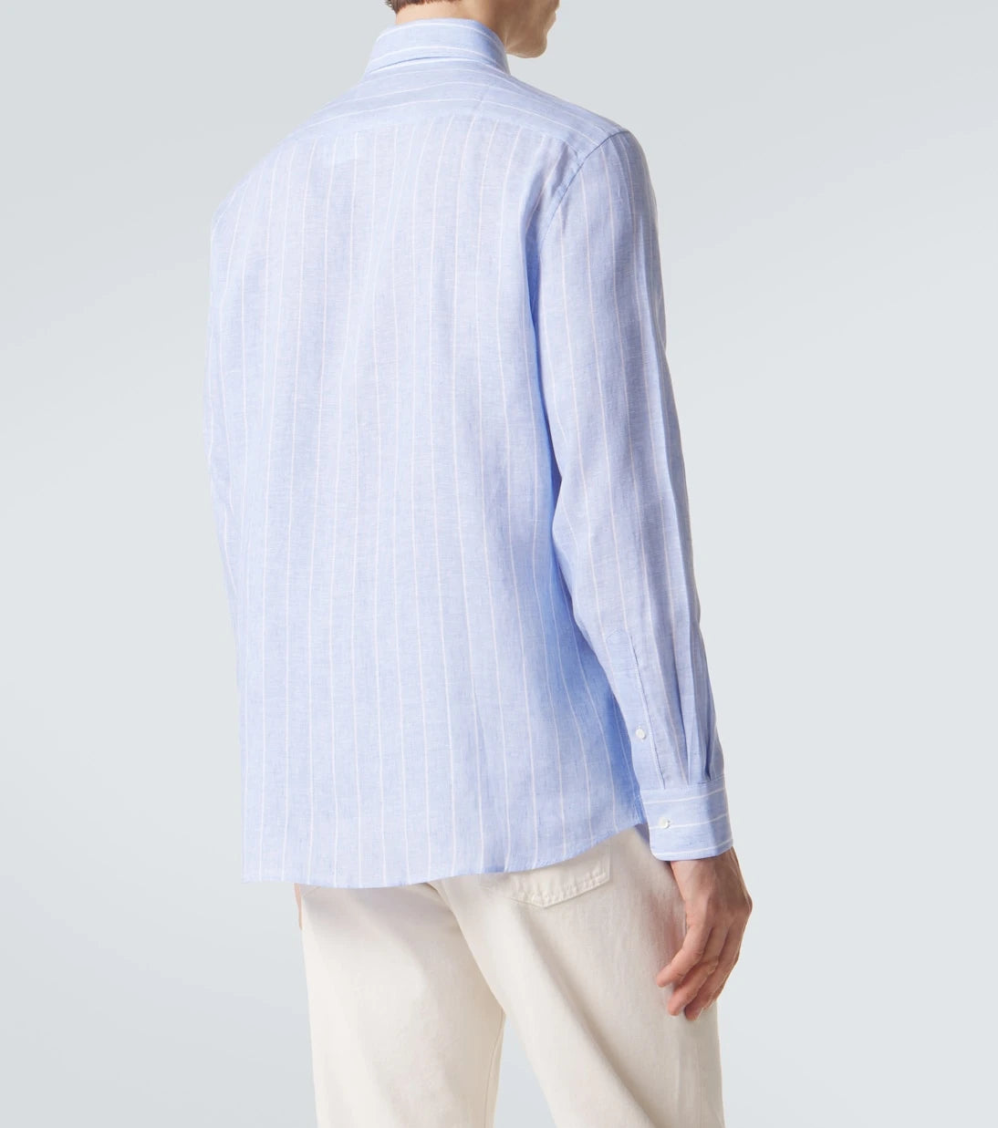 Brunello Cucinelli - Striped linen shirt