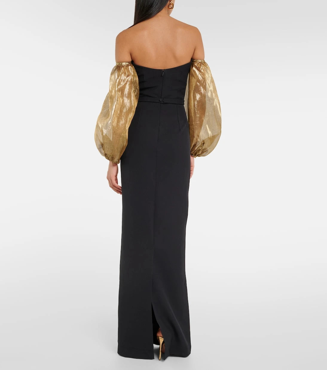 Safiyaa - Off-shoulder crêpe gown