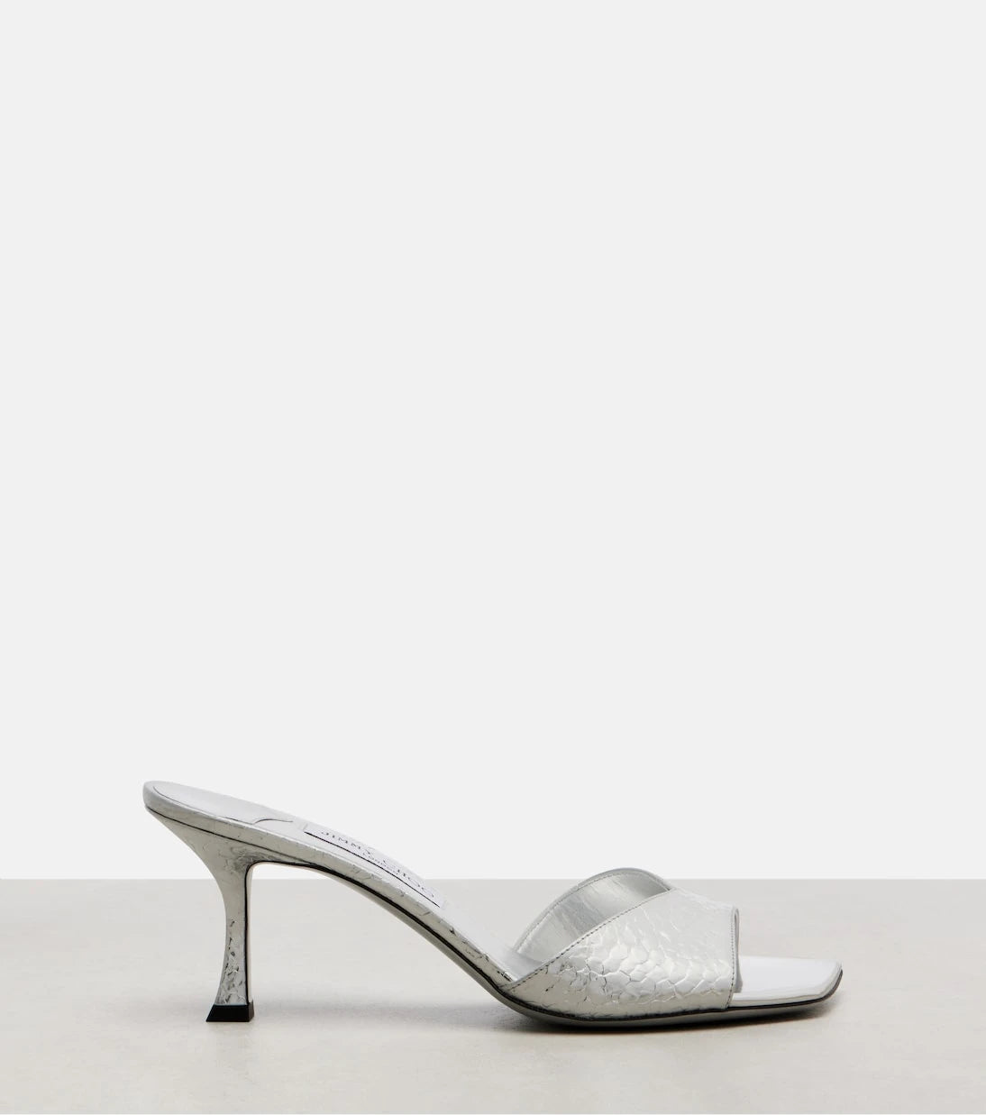 Jimmy Choo - Skye 70 metallic leather mules