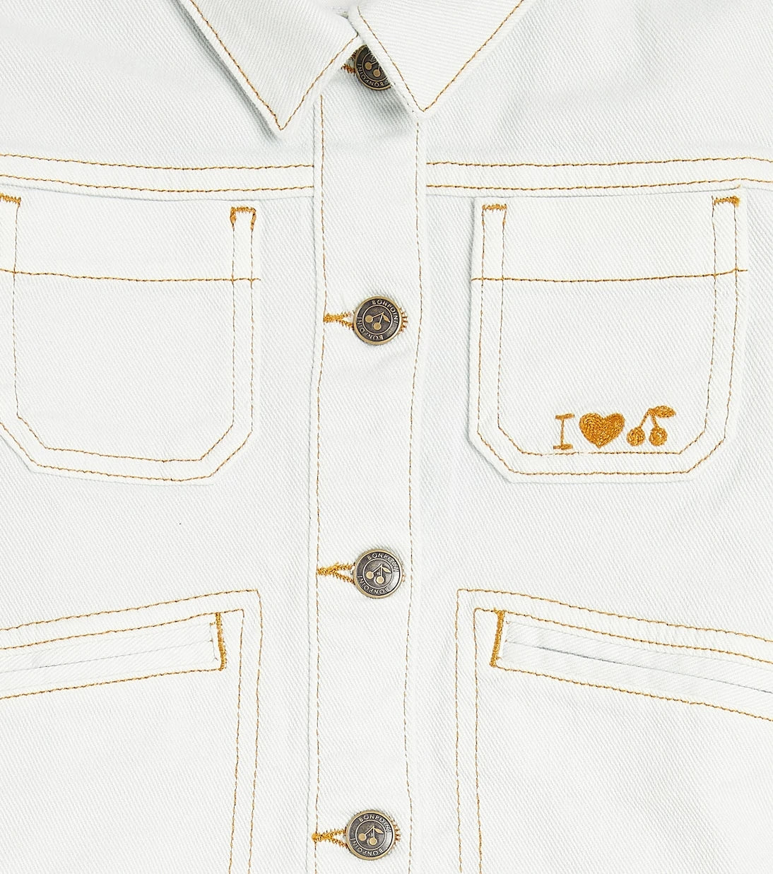 Bonpoint - Cassidy embroidered denim jacket