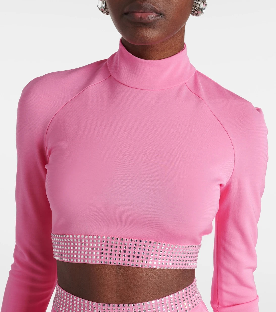 David Koma - Embellished crop top