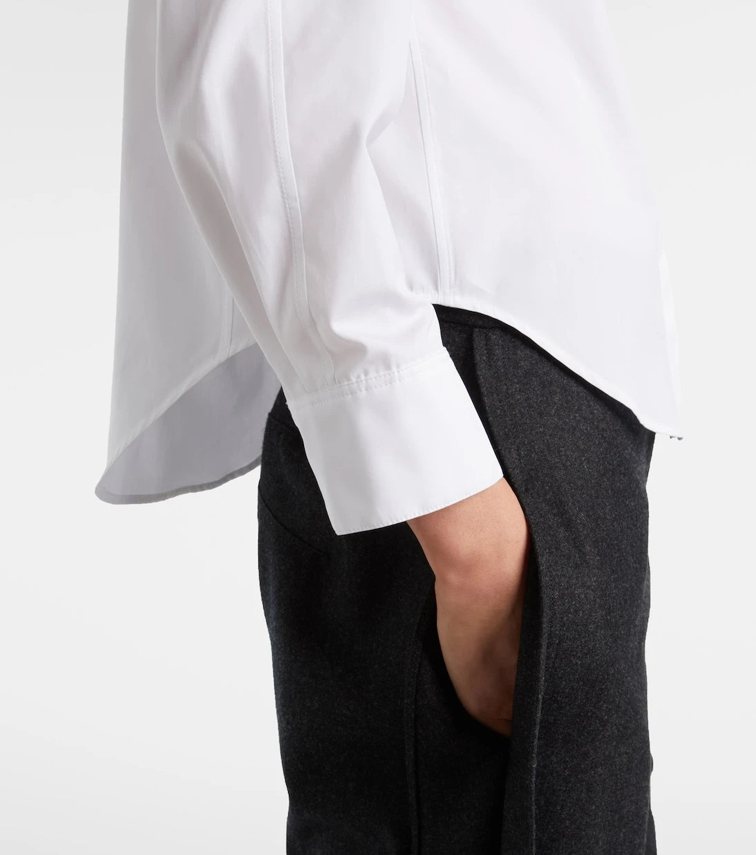Alaïa - Cotton poplin shirt
