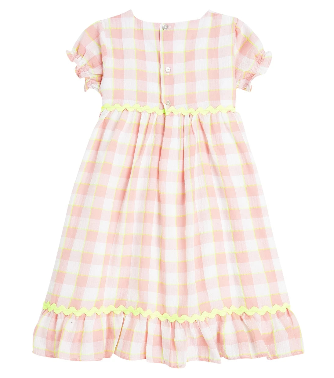 La Coqueta - Gabrielle checked cotton dress