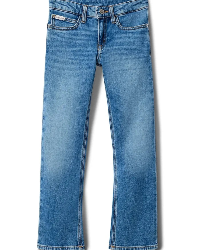 Calvin Klein Jeans Çocuk Düz Kesim Jean