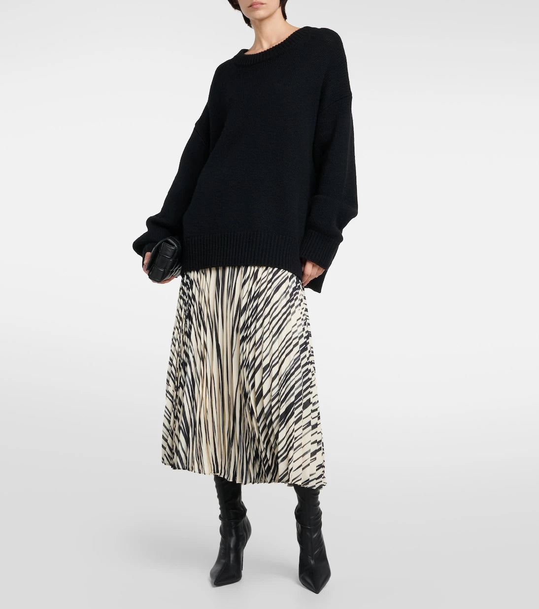 Proenza Schouler - Printed plissé midi skirt