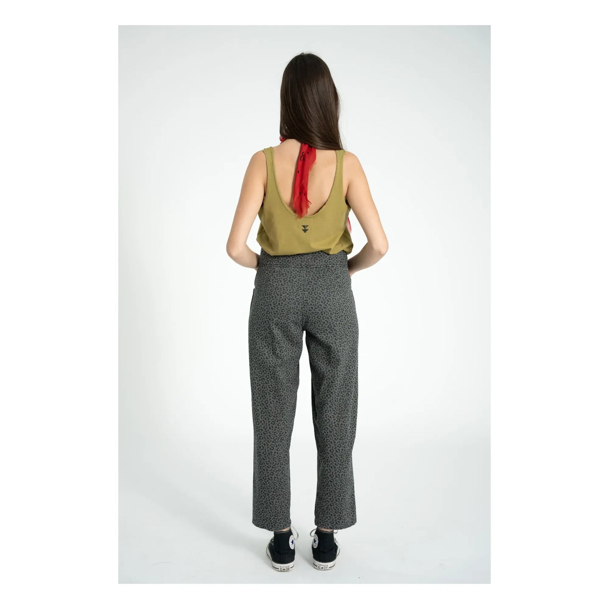 Sisters Department - Cotton Leopard Pants | Grey