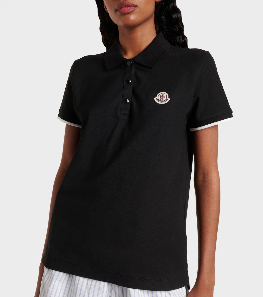 Moncler - Logo cotton polo shirt