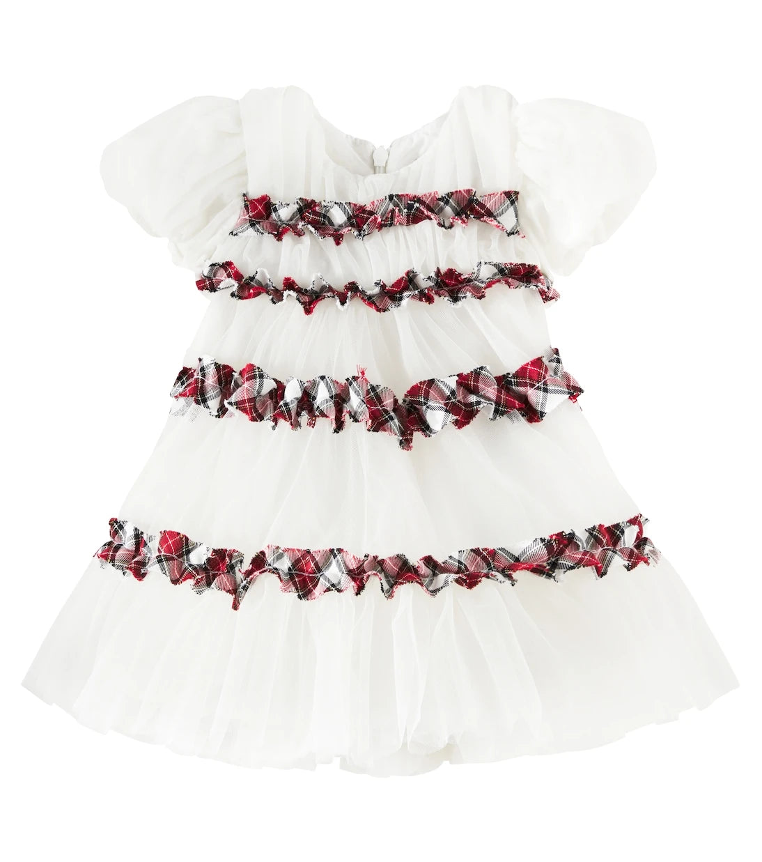 Monnalisa - Baby ruched tulle dress
