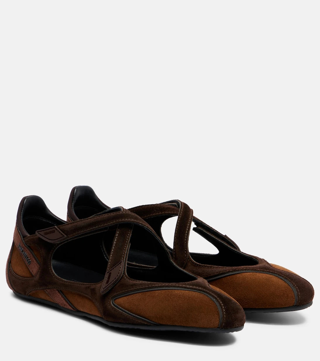 The Attico - Floor 01 suede ballet flats