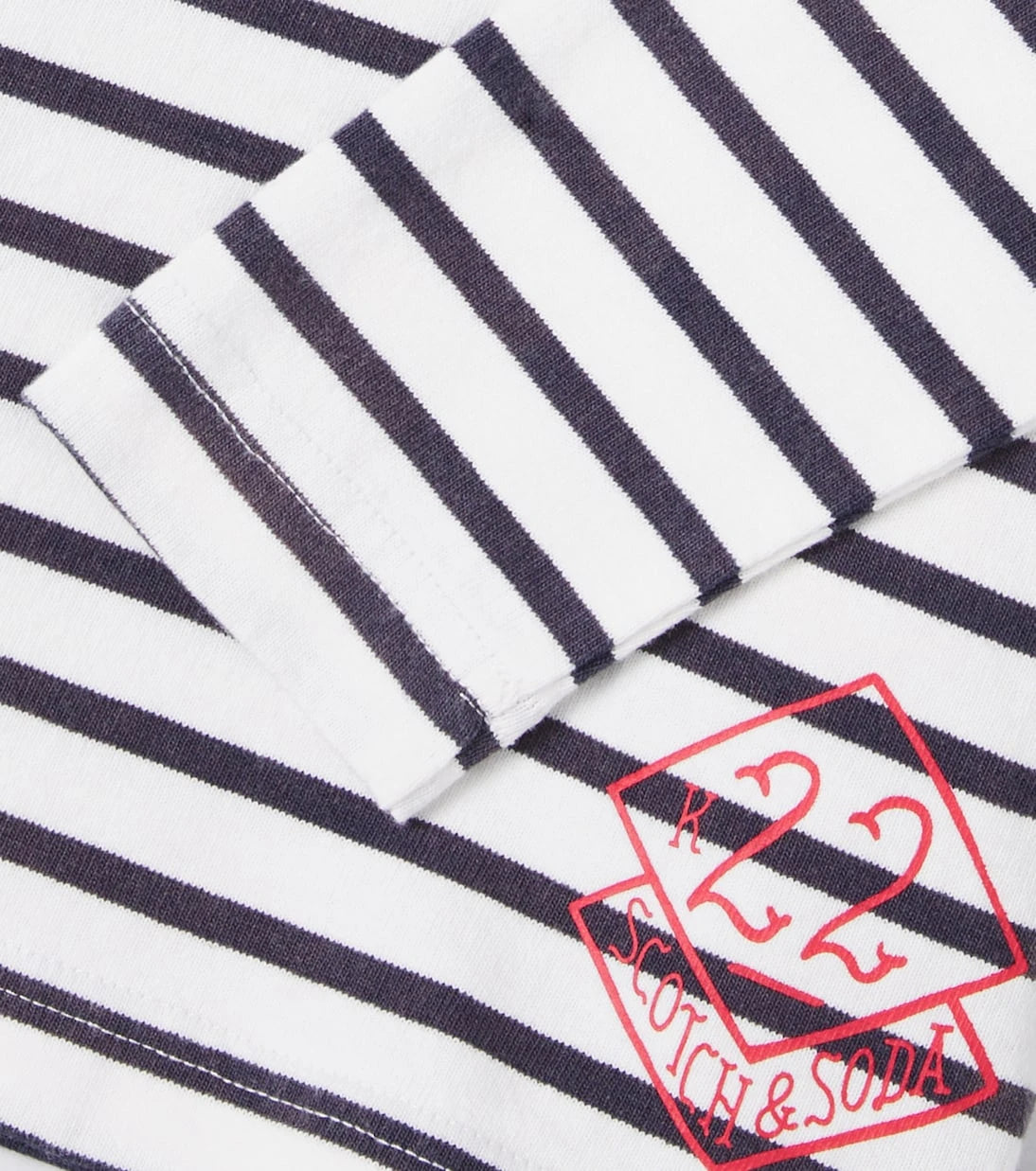 Scotch & Soda Kids - تي شيرت قطني مخطط