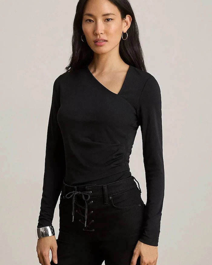 Lauren Ralph Lauren uzun kollu kadın bluzu